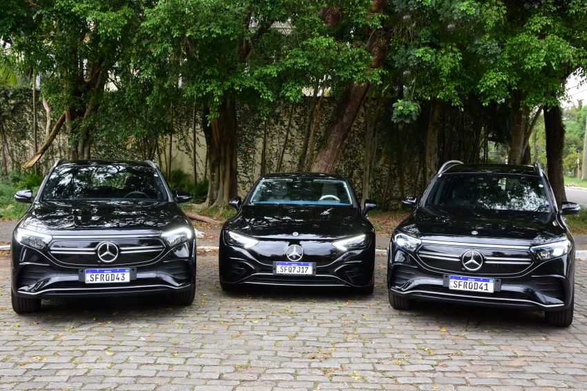 Mercedes anuncia a chegada de três carros elétricos ao Brasil