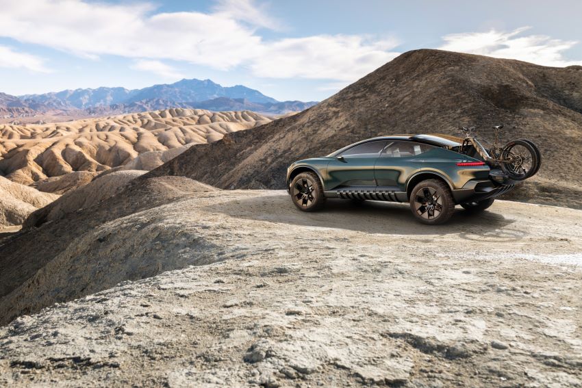Audi Activesphere é visto em cenário montanhoso com bicicletas na carroceria