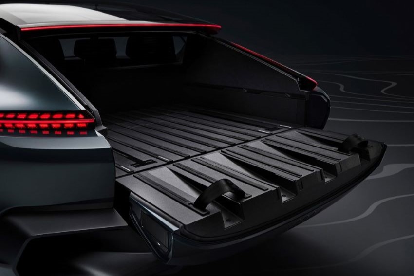 Imagem mostra caçamba da versão picape do novo carro-conceito da Audi