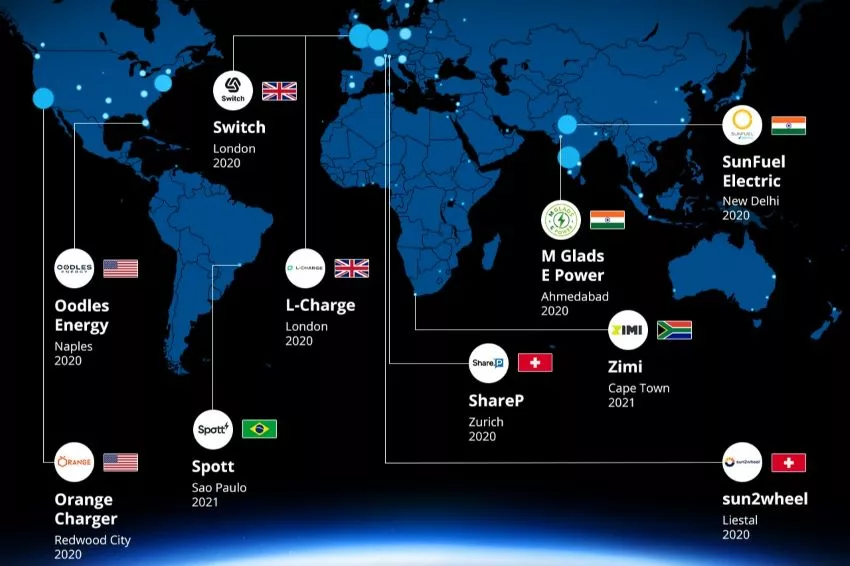 Arte mostra localização no mundo das 10 startups destacadas pela publicação austríaca