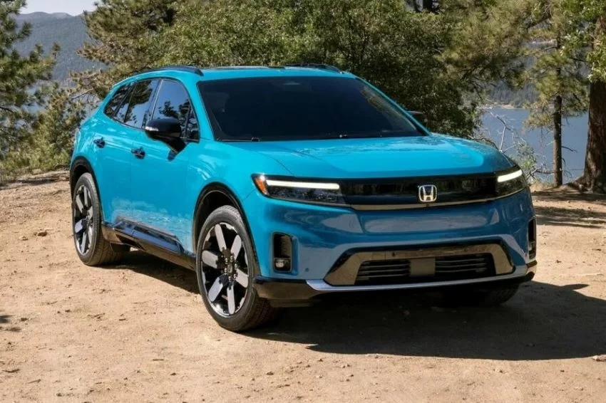 Honda Prologue azul, o novo SUV elétrico da montadora japonesa