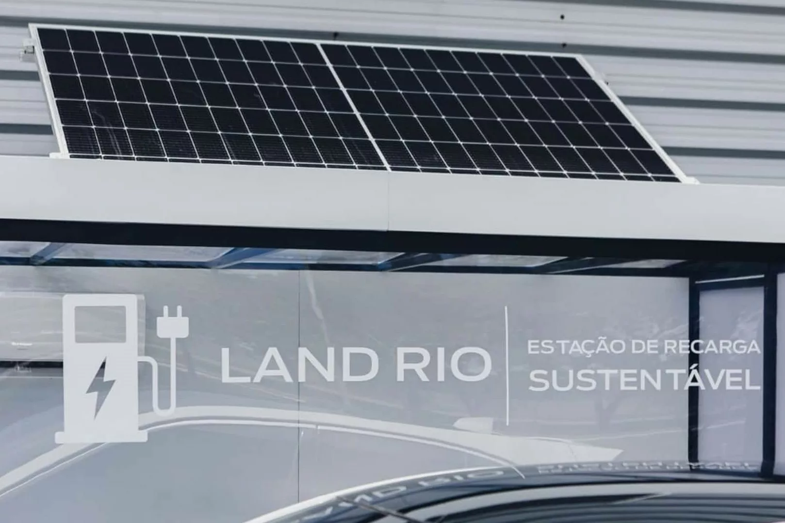 Ponto de recarga sustentável da JLR no Rio de Janeiro 