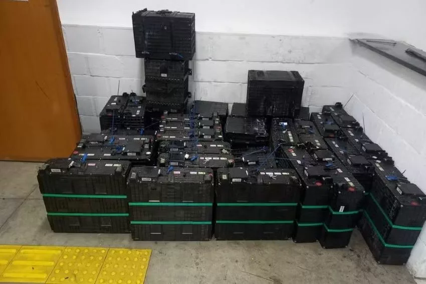 Baterias BYD apreendidas pela Guarda Municipal de Campinas