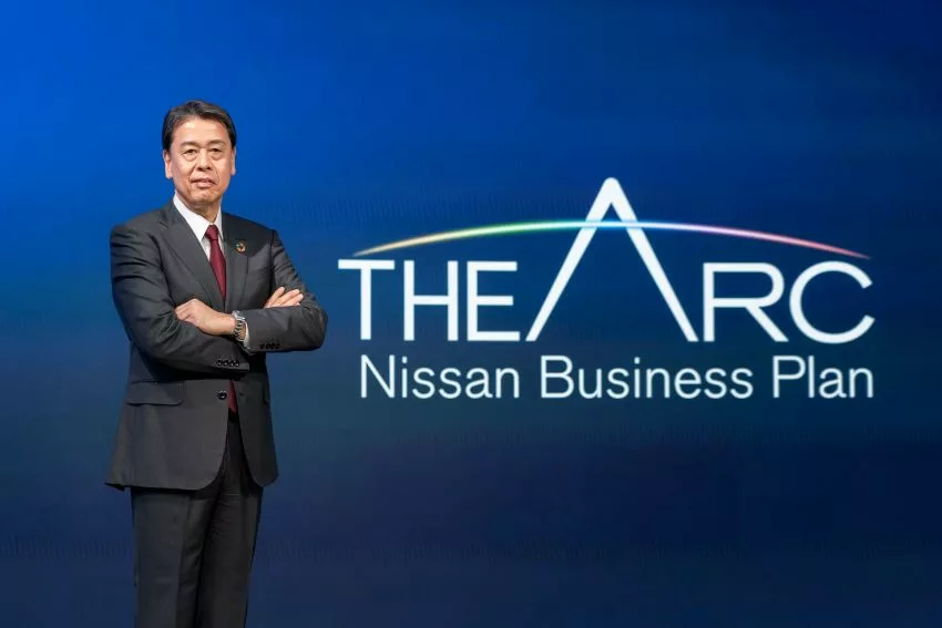 Makoto Uchida, presidente e CEO da Nissan em anúncio do  The Arc
