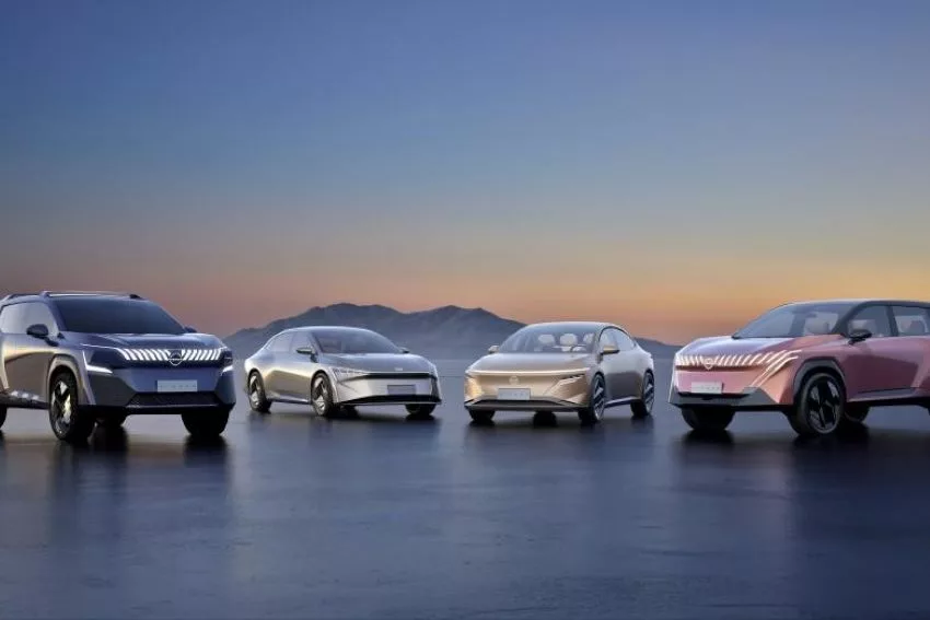 Novos quatro carros eletrificados de conceito da Nissan