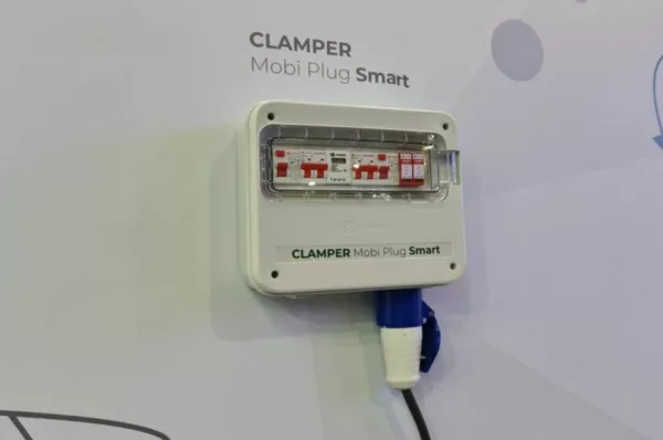 Imagem mostra equipamento de proteção de instalação elétrica da Clamper