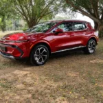 Visão lateral do Equinox EV