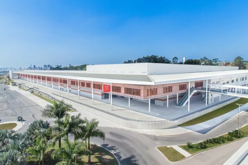 Imagem aérea do São Paulo Expo