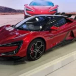 YangWang U9 vermelho é visto em área da BYD