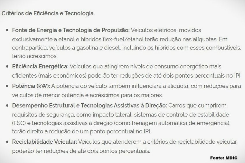 Regras exibidas em texto