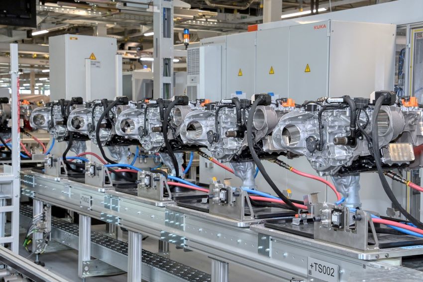 Linha de montagem de baterias elétricas da BMW