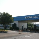 Faixada da sede da empresa Tata Motors,