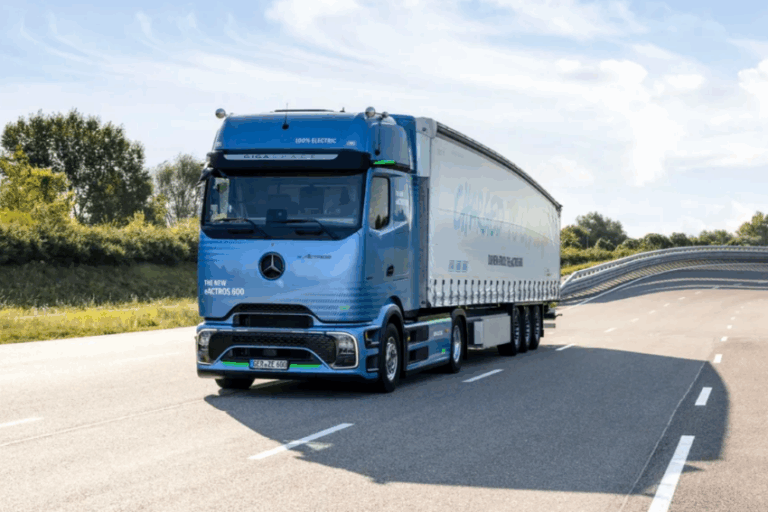 caminhão elétrico mercedes