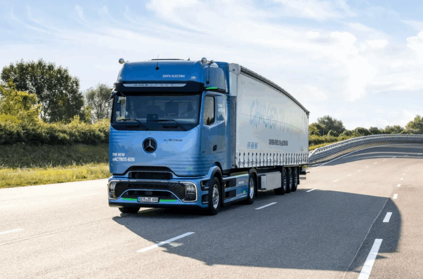 caminhão elétrico mercedes