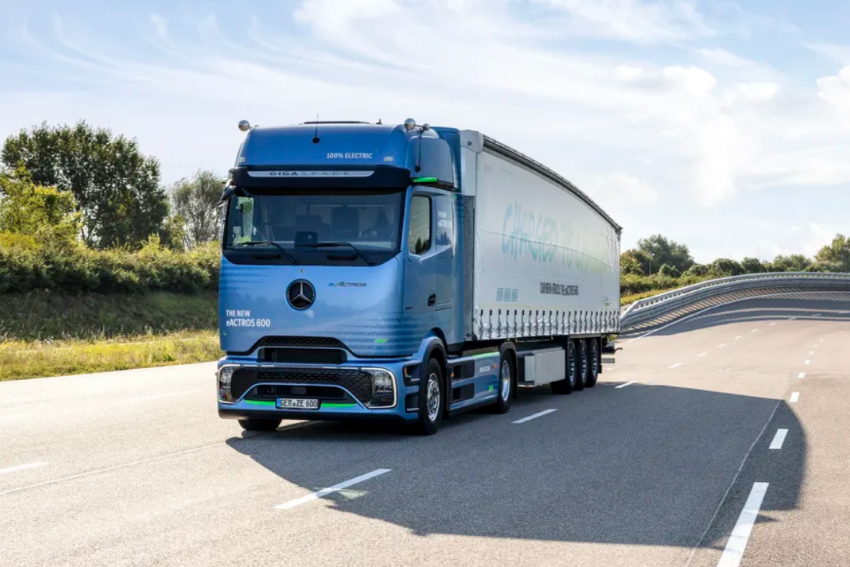 caminhão elétrico mercedes