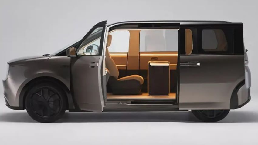 Interior da minivan