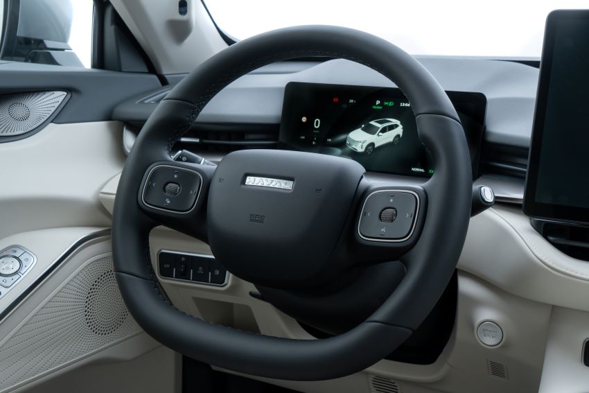 Detalhe do volante do Haval H6