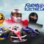 Card de divulgação da Fórmula E no Roblox