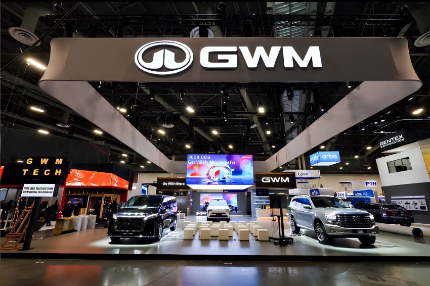 Stand da GWM no Consumer Electronics Show
