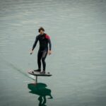 Prancha elétrica da Audi sendo utilizada