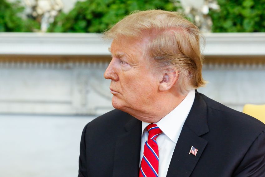 Foto de perfil do presidente dos Estados Unidos, Donald Trump