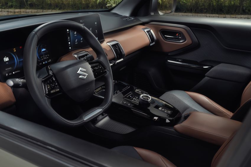 Interior do e-Vitara