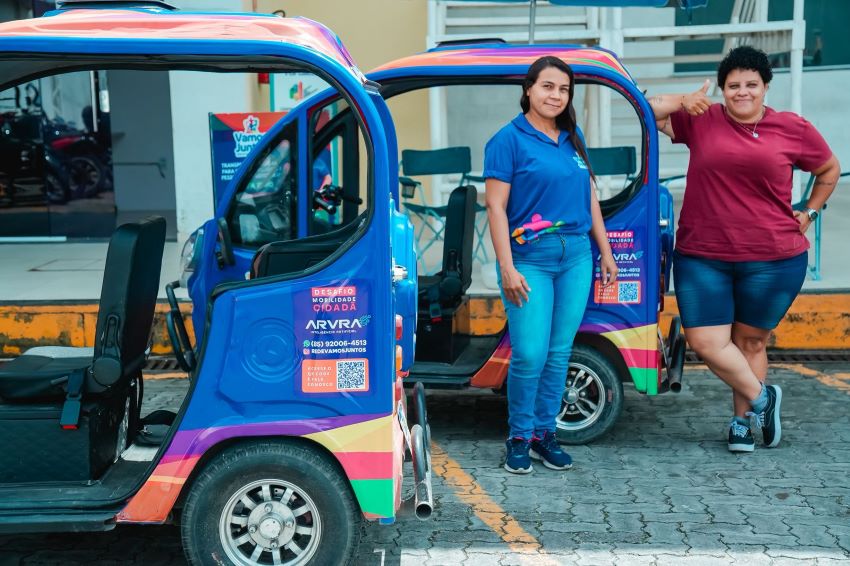 Projeto de Fortaleza amplia uso gratuito de triciclo elétrico
