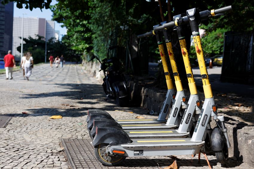Patinetes elétricos no RJ