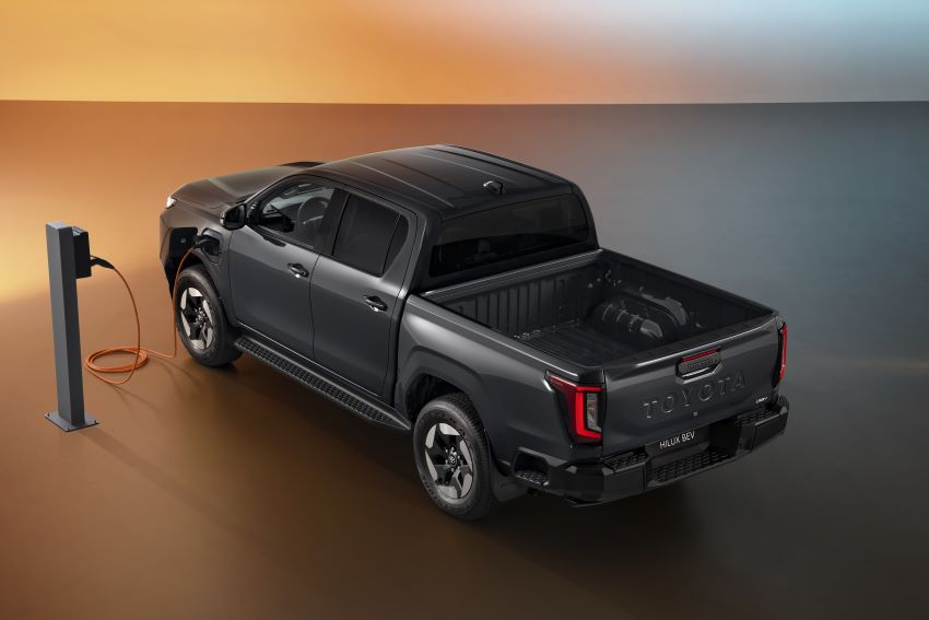 Aspectos externos da Hilux BEV
