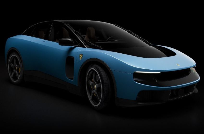 Ferrari Luce é um carro 100% elétrico e aparece na cor azul