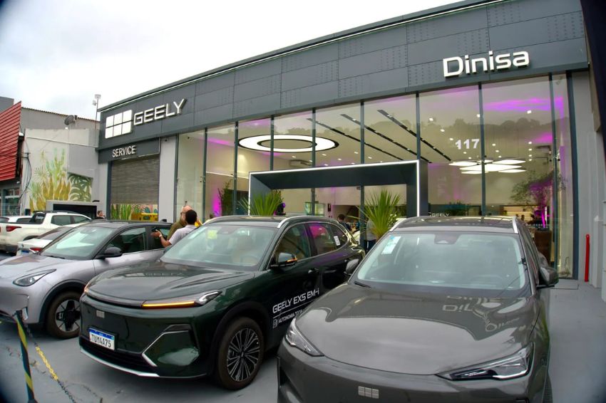 Geely supera 15 mil carros vendidos e bate recorde no Brasil