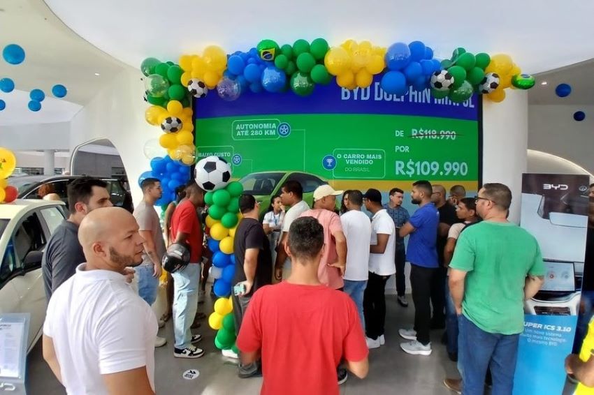 Carros da BYD têm desconto com o Move Brasil