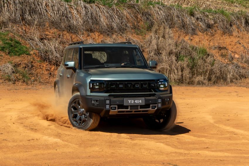 Jetour T2 4×4 chega ao Brasil com 597 cv de potência e bateria de 43,24 kWh