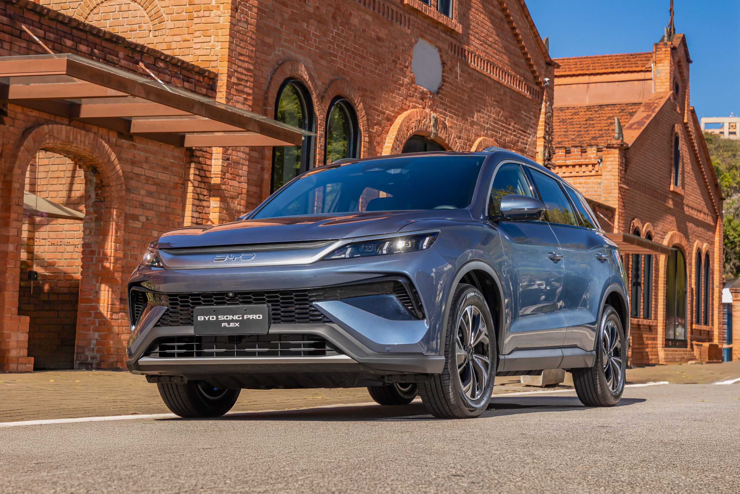 BYD Song Pro Flex, modelo híbrido flex que passa a integrar o Move Brasil. 