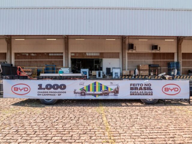 BYD chega a mil chassis de ônibus elétricos produzidos no Brasil