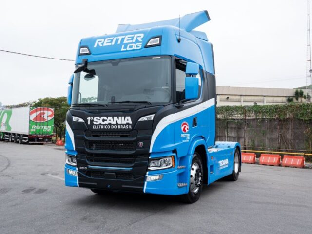 Reiter Log estreia primeiro caminhão elétrico da Scania no Brasil