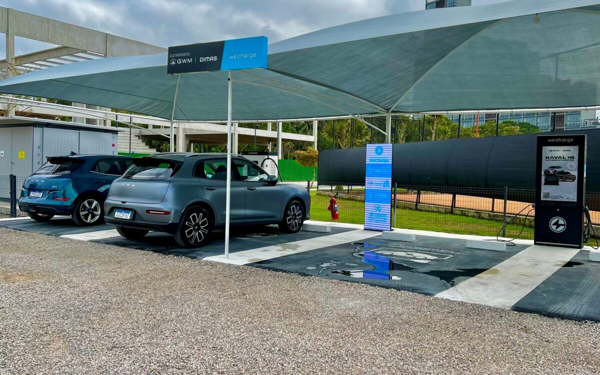 GWM inaugura hub de recarga de 120 kW em Porto Belo (SC)