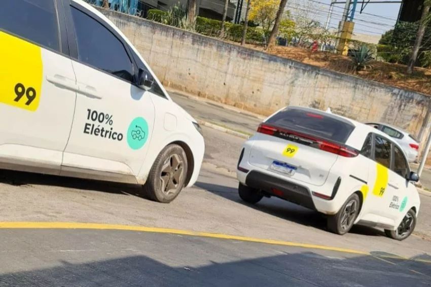 99 supera 66 mil veículos eletrificados no Brasil