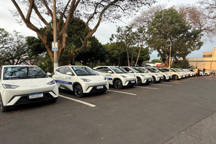 Setec substitui carros a combustão por elétricos em Campinas (SP)
