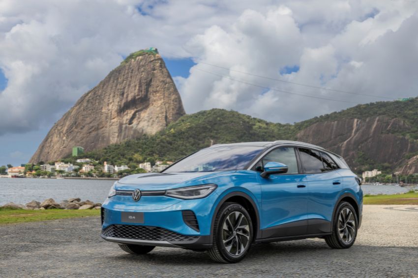 Volkswagen ID.4 será o primeiro carro 100% elétrico da marca no Brasil