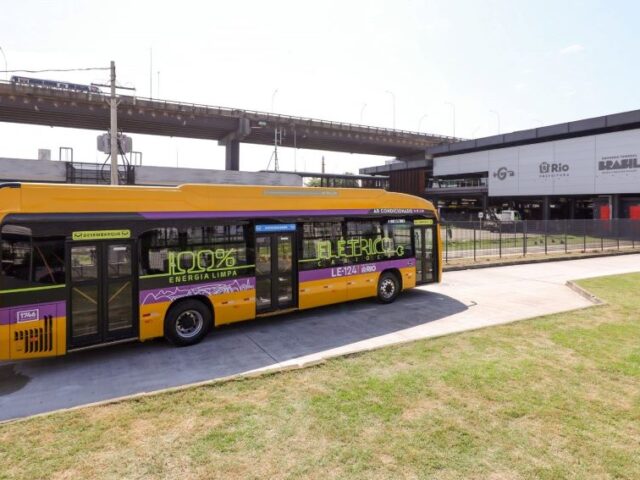 Rio terá 175 ônibus elétricos com investimento de R$ 509 milhões
