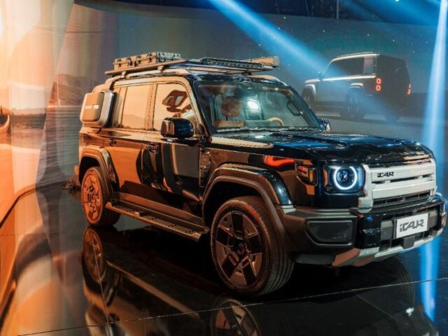 iCAUR apresenta SUV híbrido V27 antes do lançamento