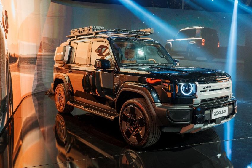 iCAUR apresenta SUV híbrido V27 antes do lançamento