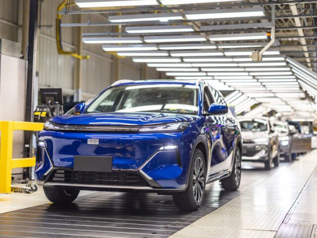 Geely inicia produção do EX5 híbrido no Brasil