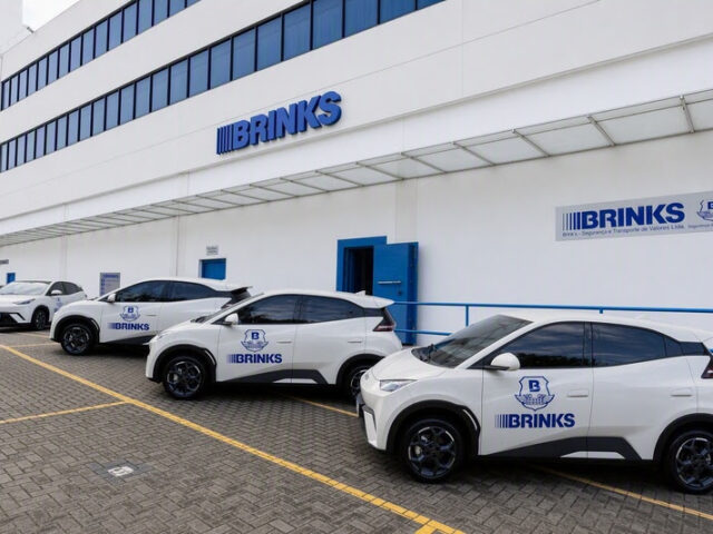 Brink’s incorpora 78 carros elétricos à frota operacional no Brasil