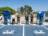 Exército inaugura 1º eletroposto da frota conectado à geração solar