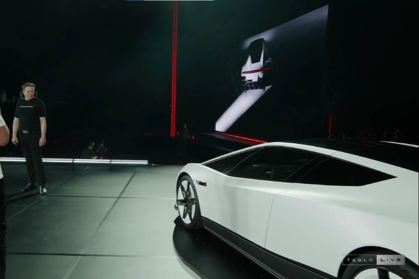 Novo Tesla Roadster. (Foto: Reprodução/Youtube/Tesla)