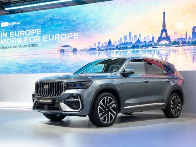 Geely apresenta linha europeia de novos veículos em Paris