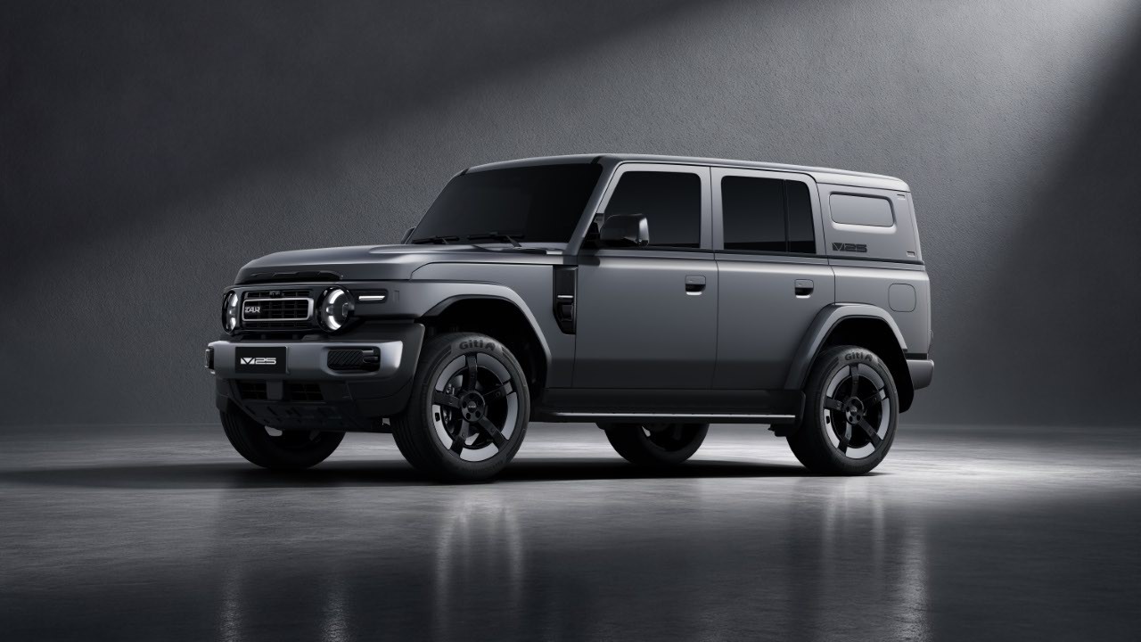Novo carro SUV da marca iCAUR, denominado de V25
